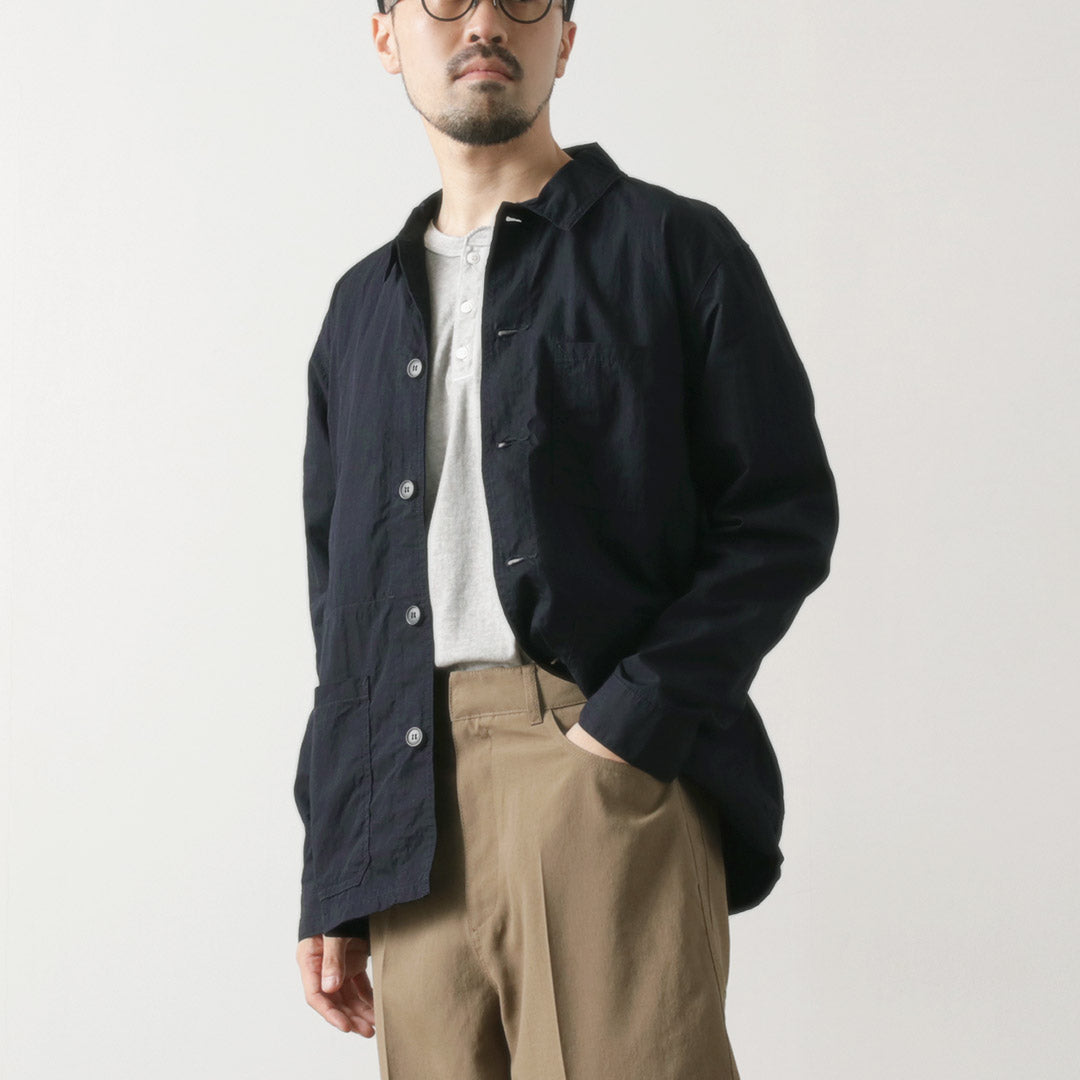 FOB FACTORY / F2394 法式衬衫外套