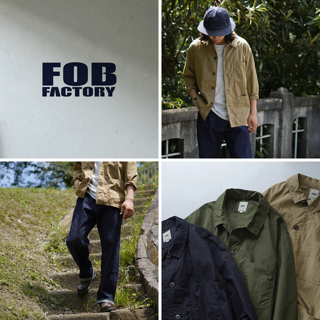 FOB FACTORY / F2394 法式衬衫外套