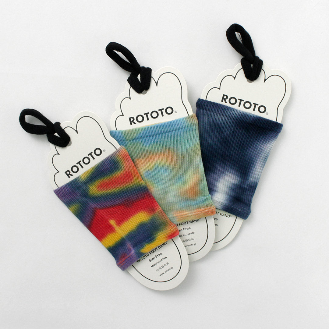 ROTOTO / R1314 Tie Dye Foot Band