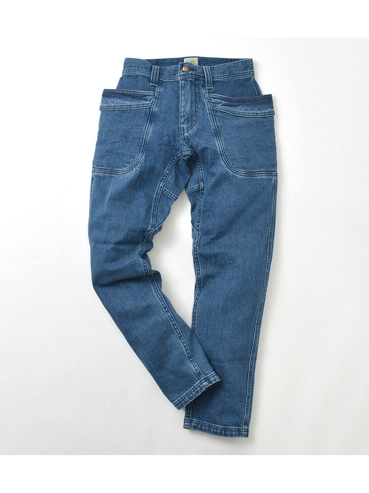 GOHEMP / Vendor Pantalones ajustados cónicos lavado usado