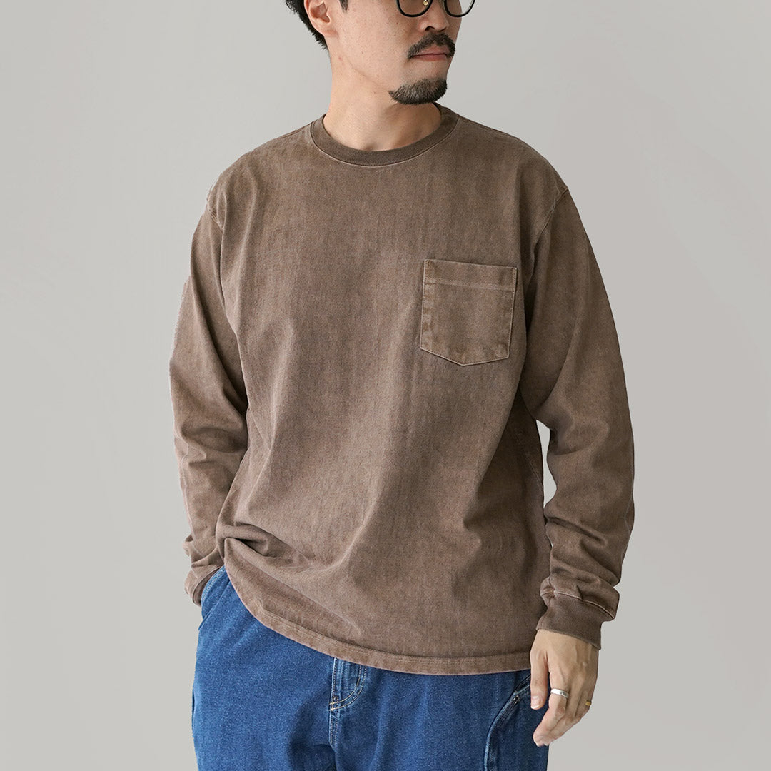 GOOD ON / 헤비 셋인 긴팔 포켓 티셔츠