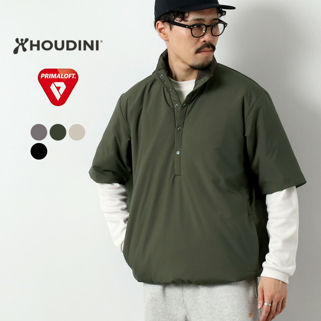 HOUDINI / Prendas de abrigo de manga corta con cuello en T para todo tipo de clima