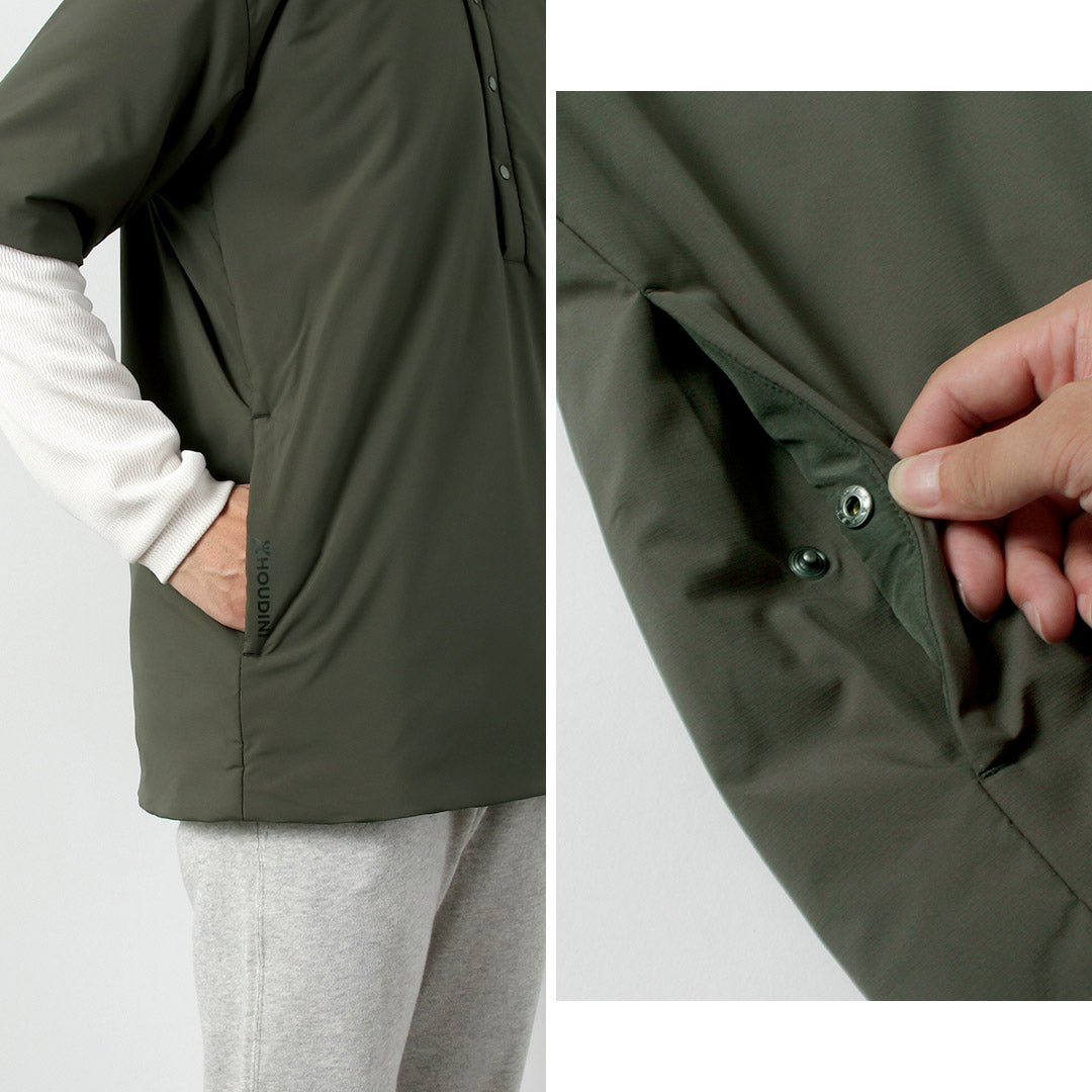 HOUDINI / Prendas de abrigo de manga corta con cuello en T para todo tipo de clima
