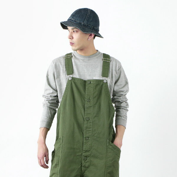 HARVESTY / Chino Cross Dye Overalls