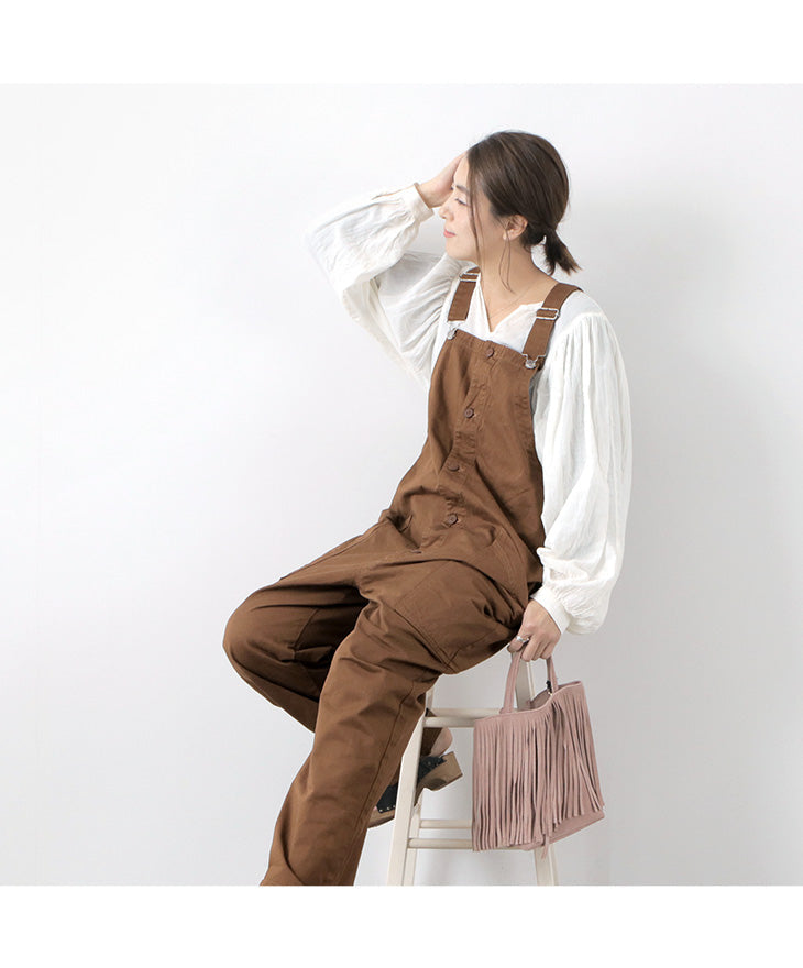 HARVESTY / Chino Cross Dye Overalls