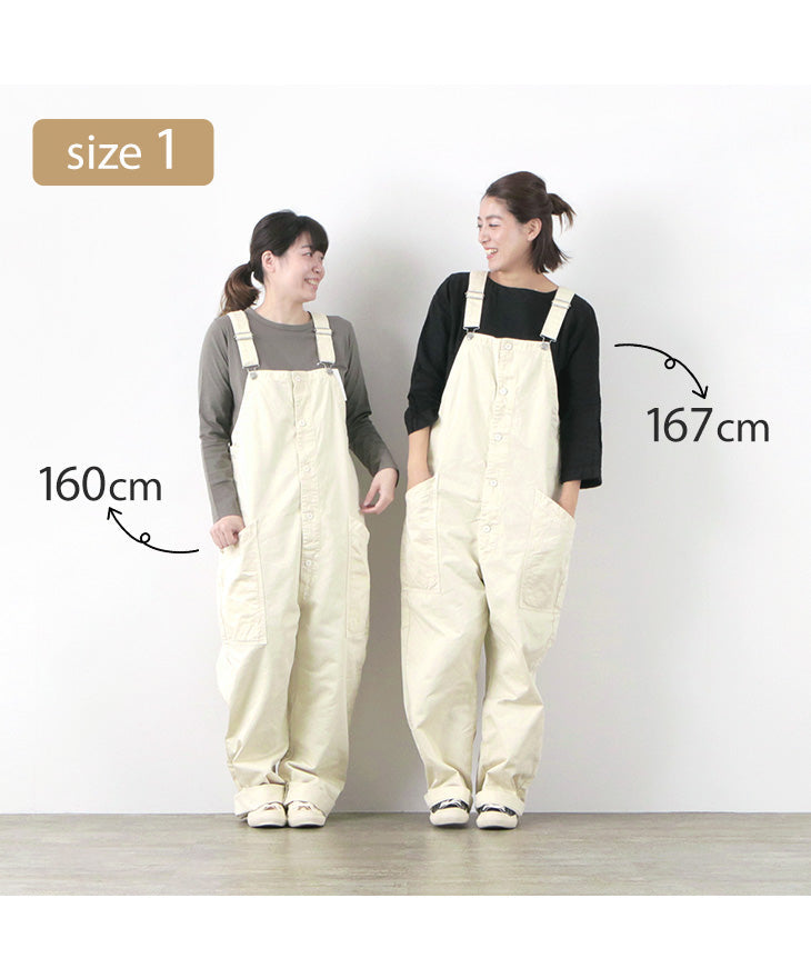 HARVESTY / Chino Cross Dye Overalls