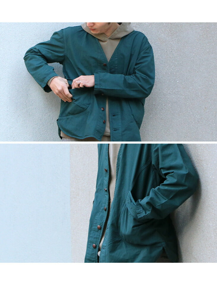 GOHEMP / Vendor Collarless Jacket