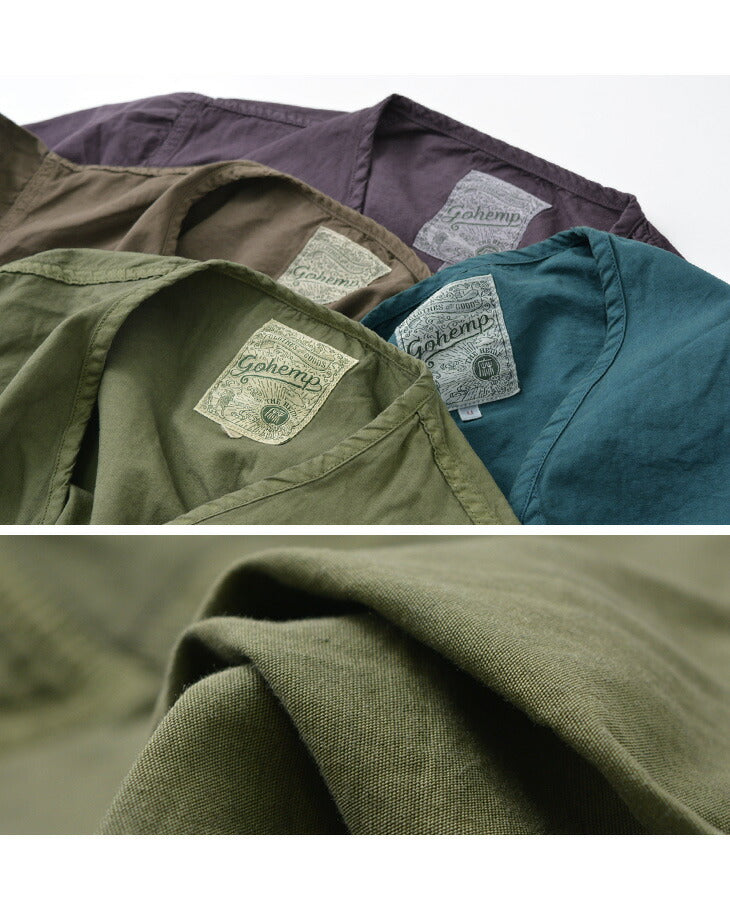 GOHEMP / Vendor Collarless Jacket