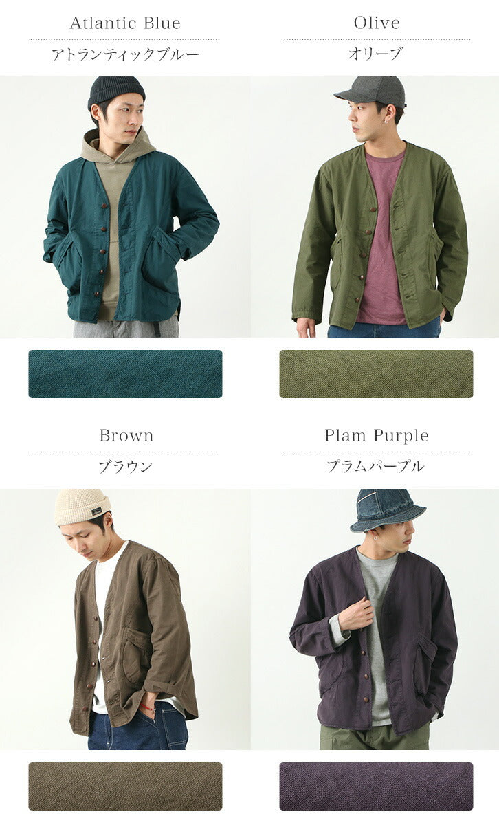 GOHEMP / Vendor Collarless Jacket