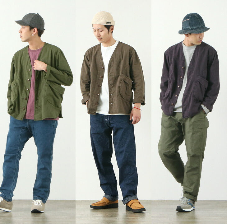 GOHEMP / Vendor Collarless Jacket