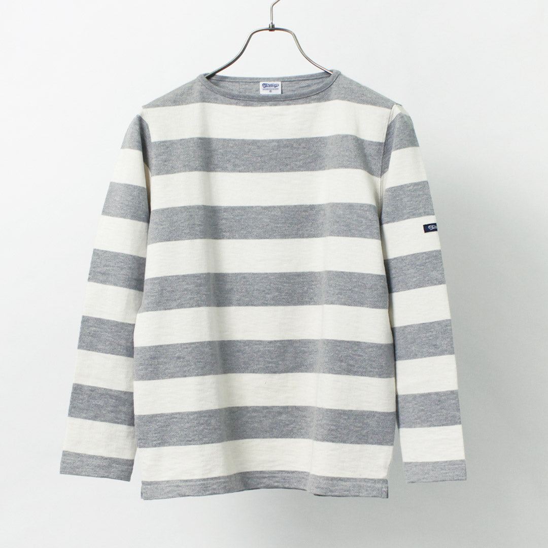 TIEASY / HDCS Chemise basque à larges rayures et col bateau