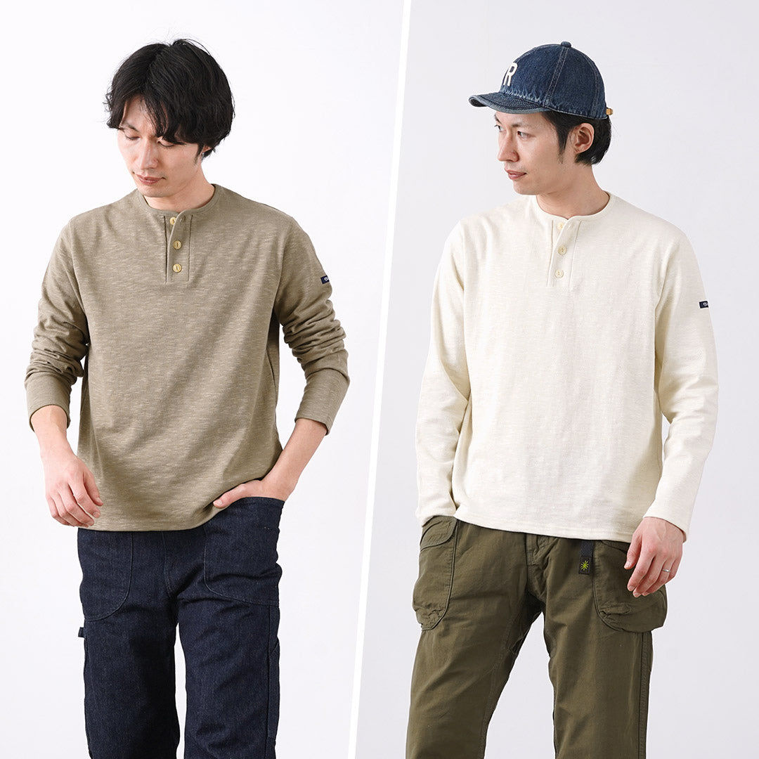 TIEASY / HDCS Camiseta manga larga cuello Henry