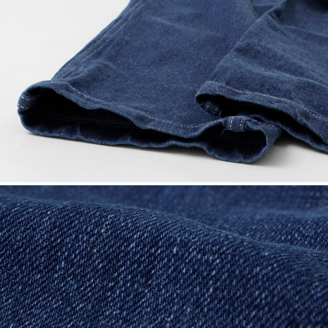 FOB FACTORY / F0511 WW2 Pantalón de cubierta vaquero Acabado usado