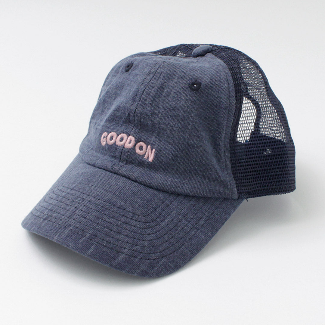 GOOD ON / TEE 메쉬 캡 GOOD ON 자수