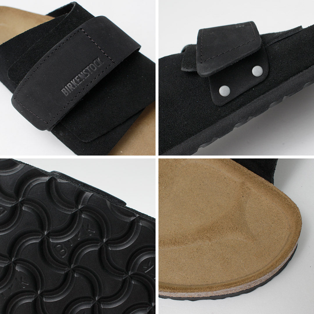 BIRKENSTOCK / Sandalias Kyoto de ante y piel nobuck