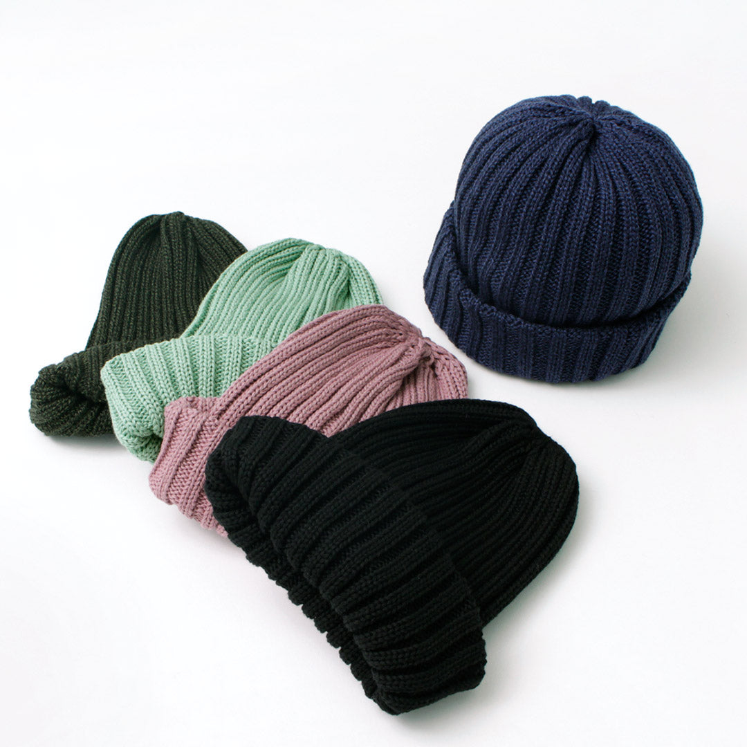 HIGHLAND 2000 / Cotton 2×2 ribbed bobby cap
