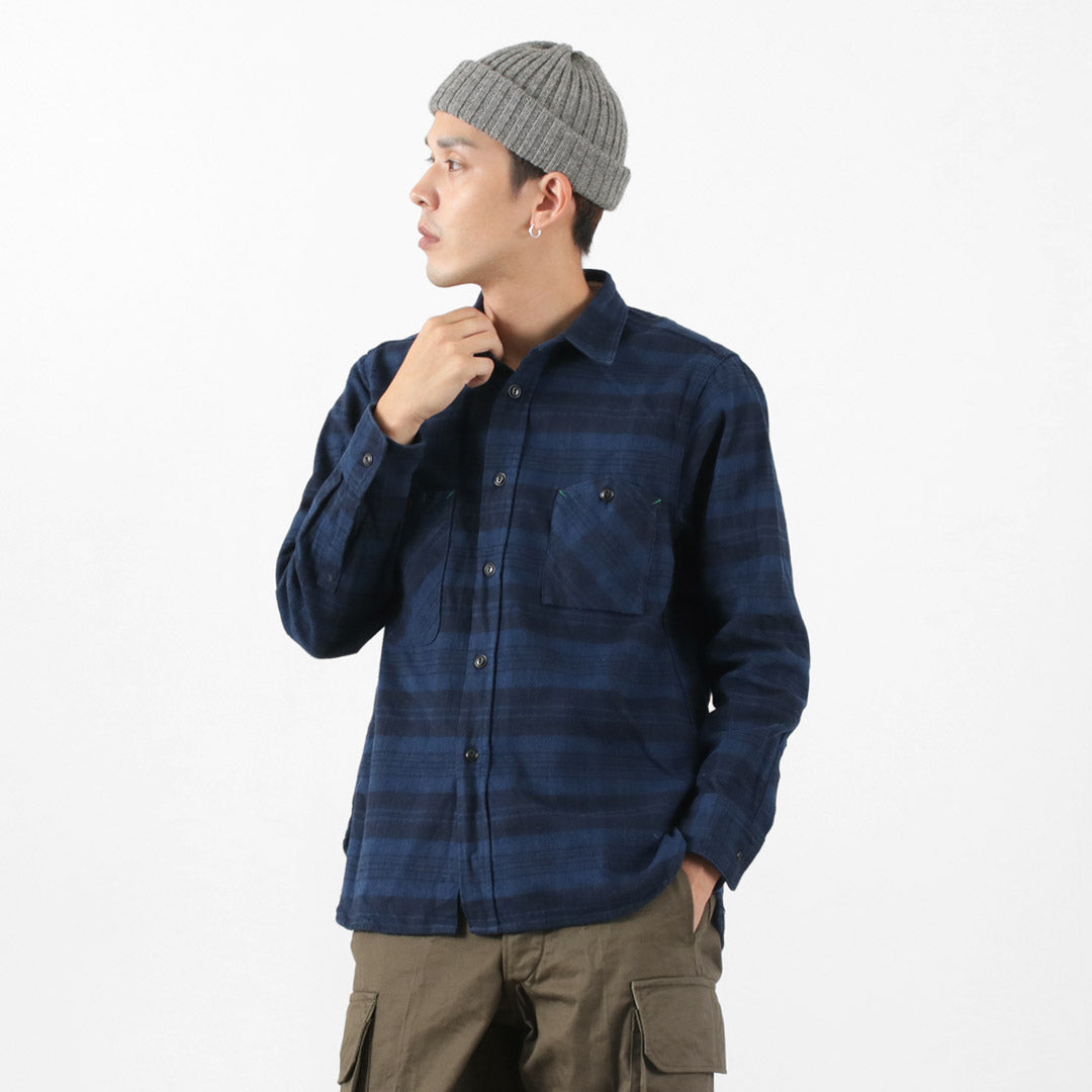 FOB FACTORY / F3481 Heavy Flannel Work Shirt