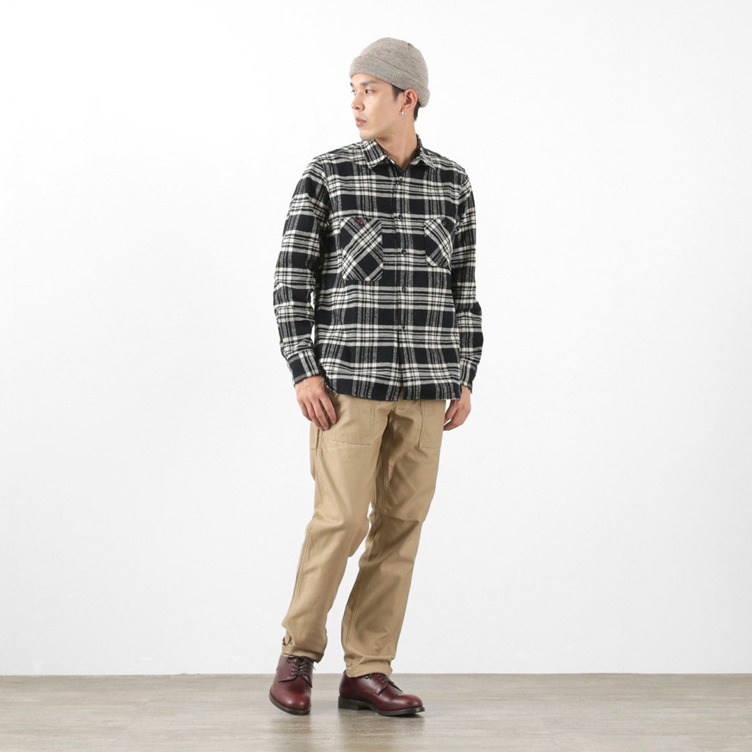 FOB FACTORY / F3481 Heavy Flannel Work Shirt