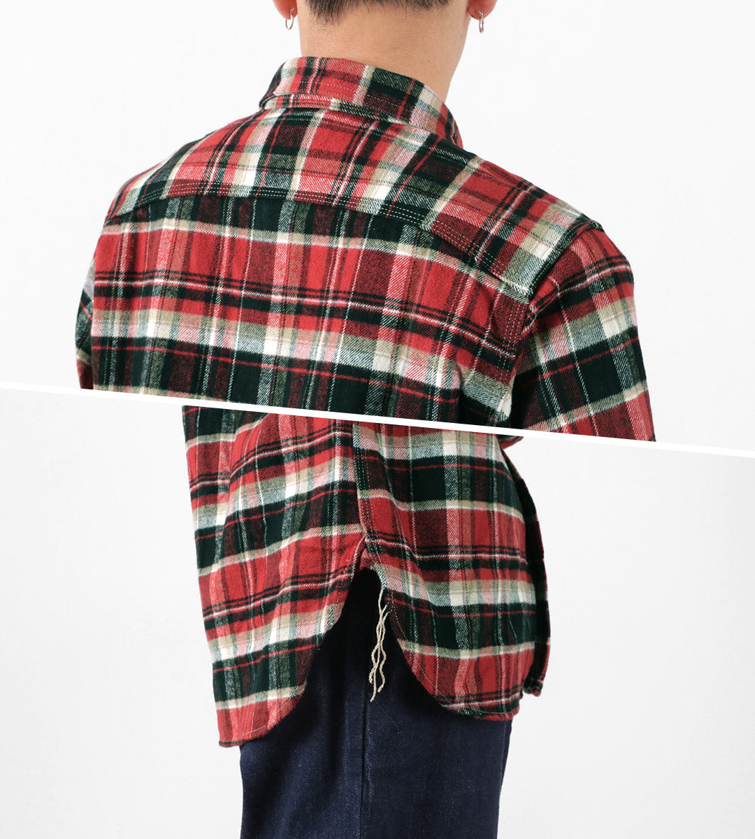 FOB FACTORY / F3481 Heavy Flannel Work Shirt