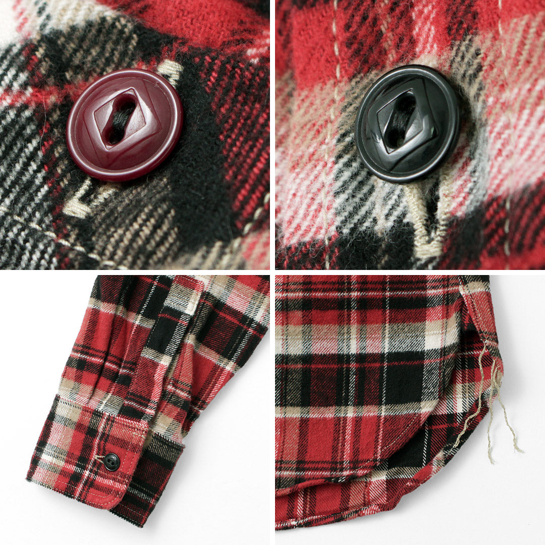 FOB FACTORY / F3481 Heavy Flannel Work Shirt