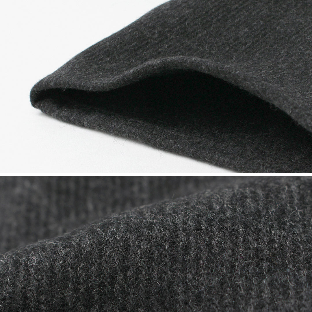 RE MADE IN TOKYO JAPAN / Pantalon Kersey Tuck en laine et cachemire