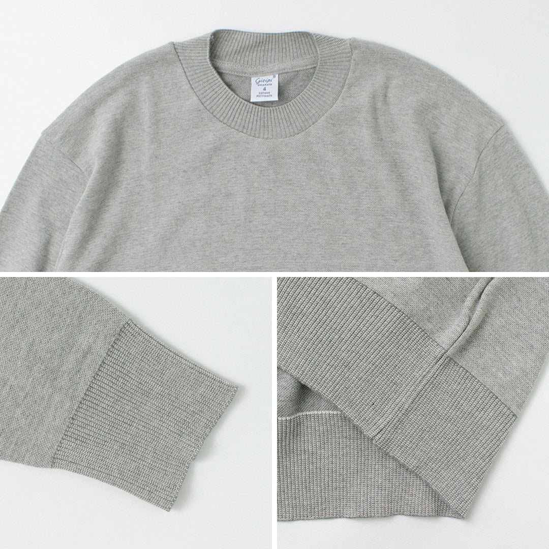 GICIPI / Riccio Riccio Crew Neck Relaxed Fit Long Sleeve Knit Sewn
