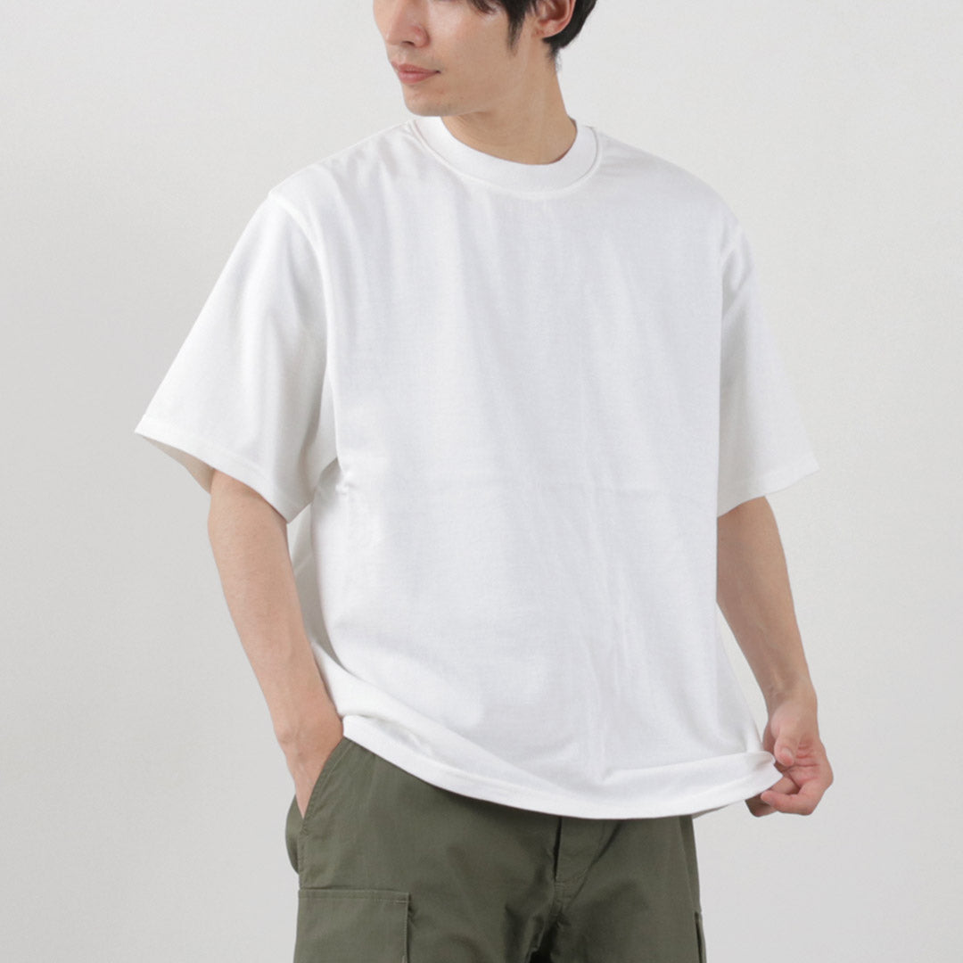 YONETOMI NEW BASIC / 侧圆体针织T恤