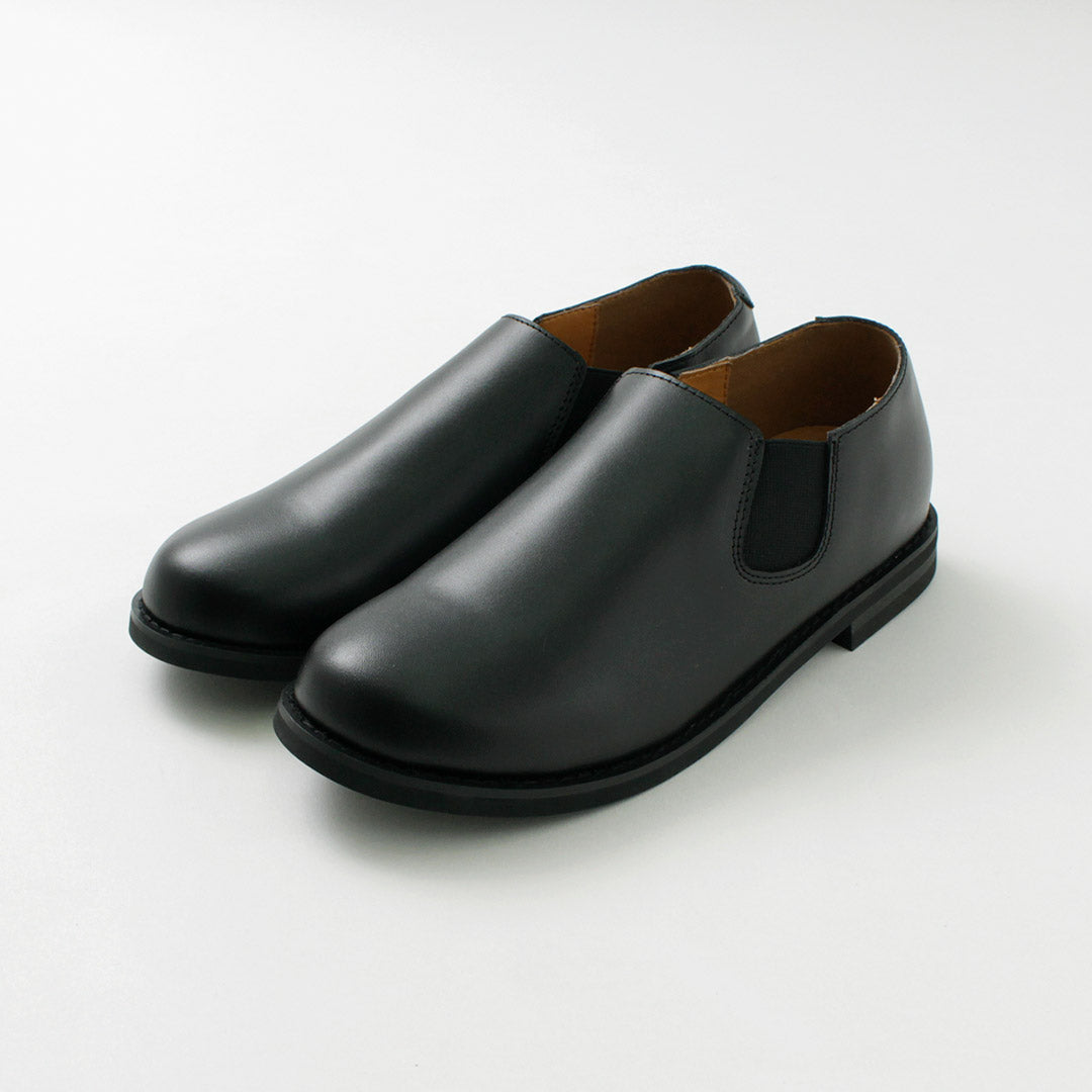 MOLLE SHOES / 쇼트 사이드 고어 레더 슈즈