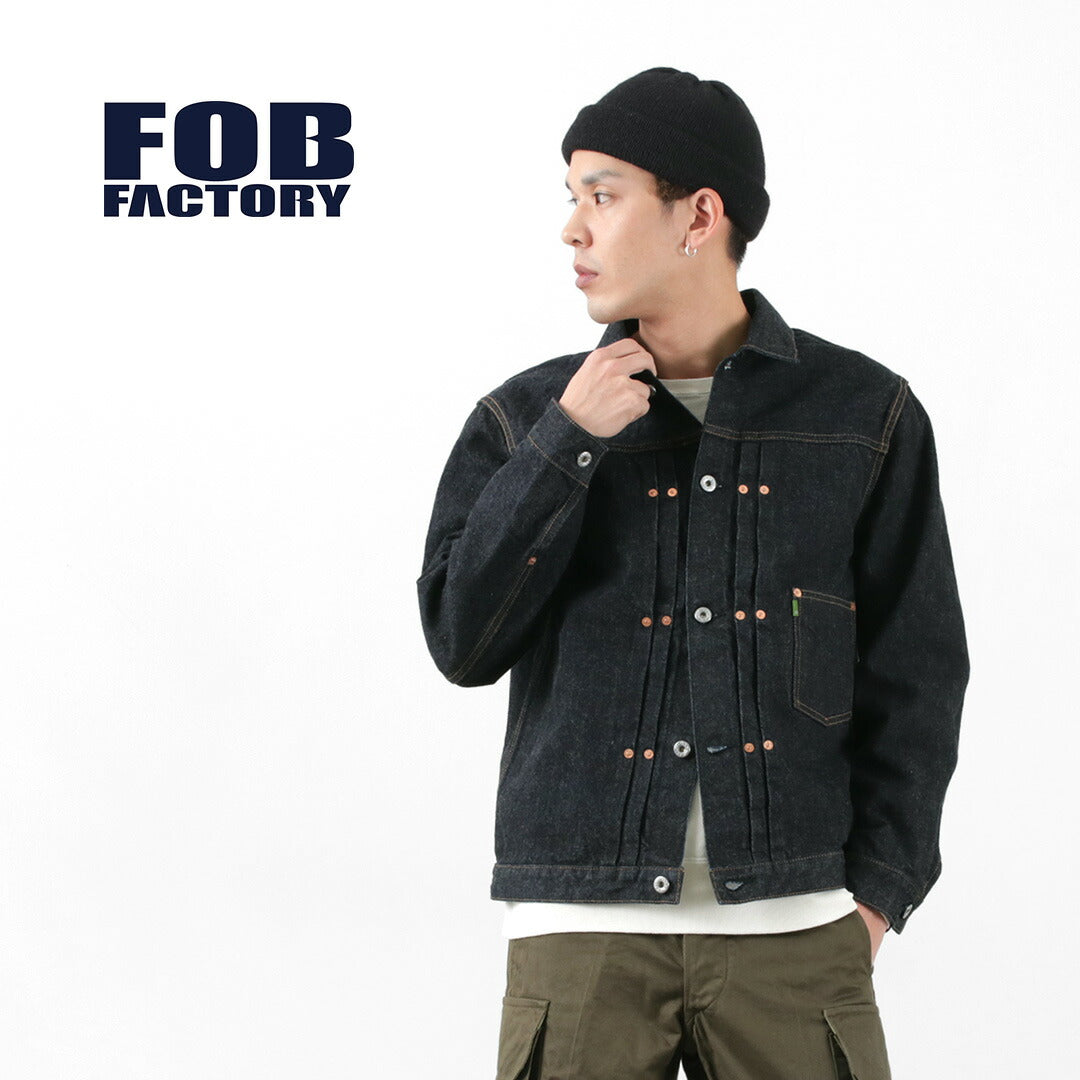 FOB FACTORY / F2432 Selvage 14.75oz 차고 데님 재킷
