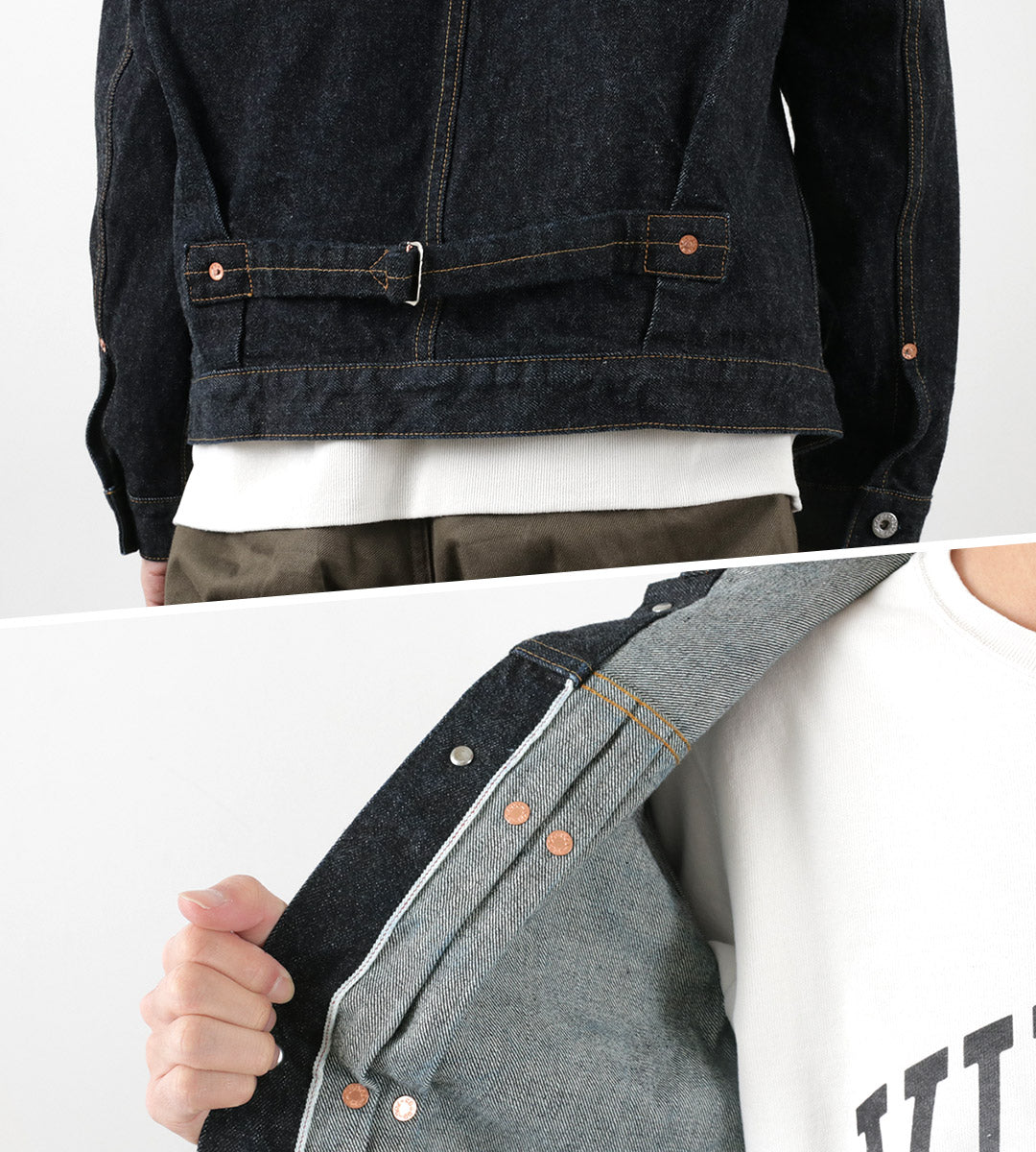 FOB FACTORY / F2432 Selvage 14.75oz 차고 데님 재킷