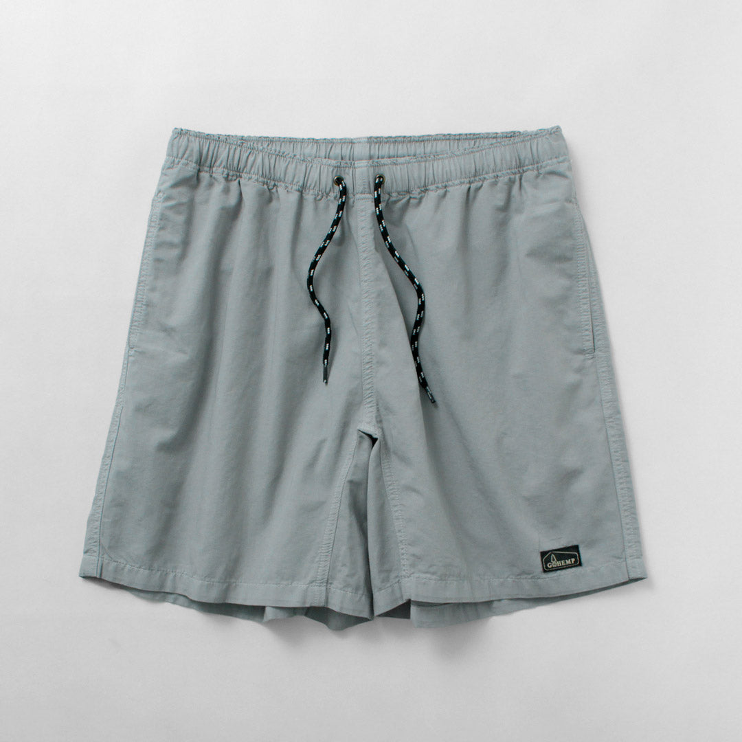 GOHEMP / Short de confiture de chanvre Coton de chanvre Tissu météorologique en polyester recyclé