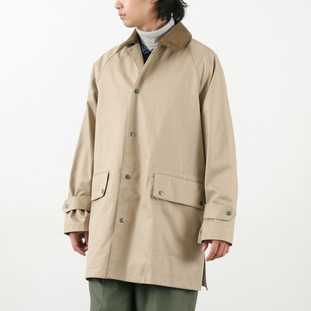 TRADITIONAL WEATHERWEAR / 고밀도 원단 코듀로이 칼라 코트