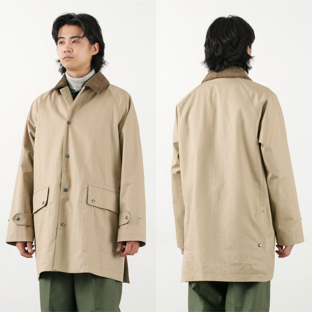 TRADITIONAL WEATHERWEAR / 고밀도 원단 코듀로이 칼라 코트