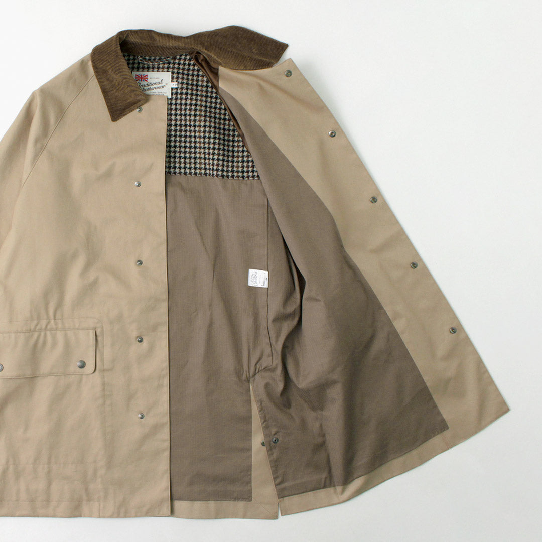 TRADITIONAL WEATHERWEAR / 고밀도 원단 코듀로이 칼라 코트