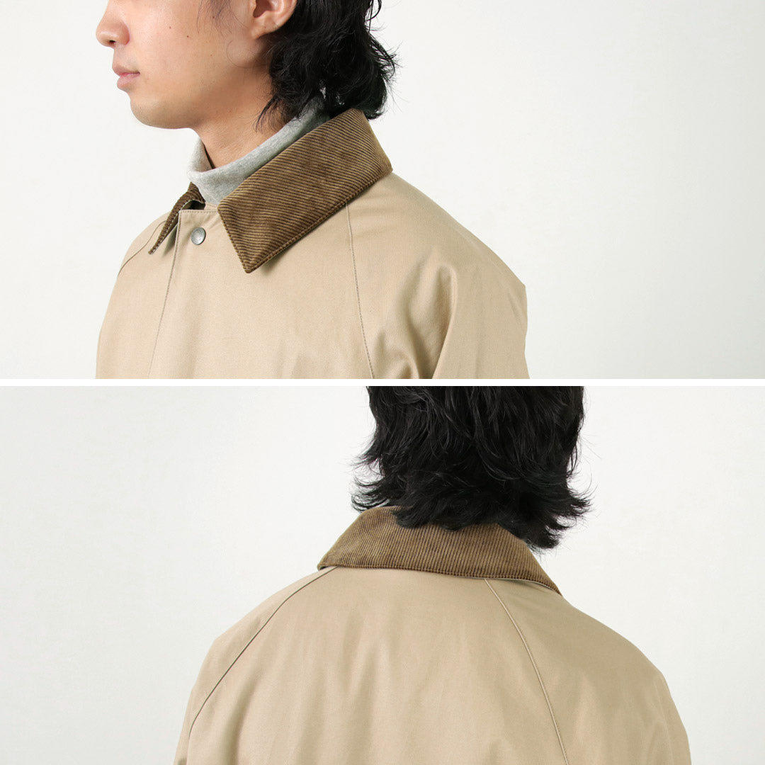 TRADITIONAL WEATHERWEAR / 고밀도 원단 코듀로이 칼라 코트