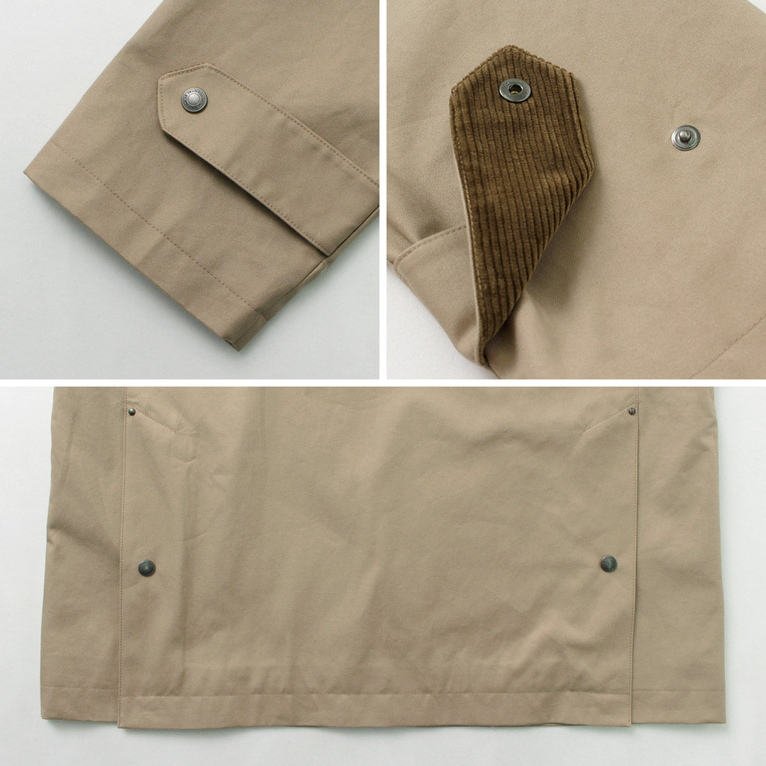 TRADITIONAL WEATHERWEAR / 고밀도 원단 코듀로이 칼라 코트