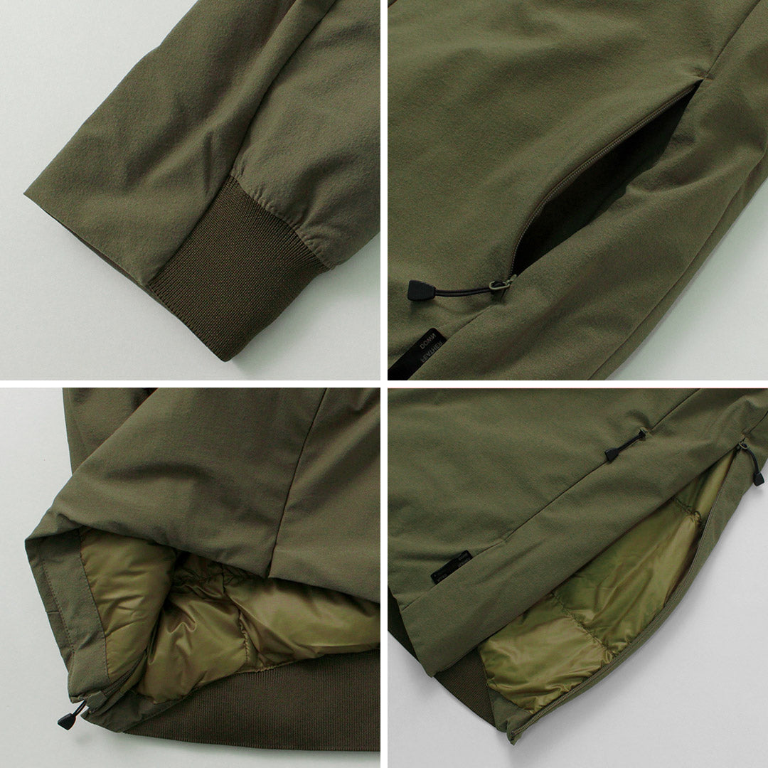 Plume alliée + blouson vers le bas / bas