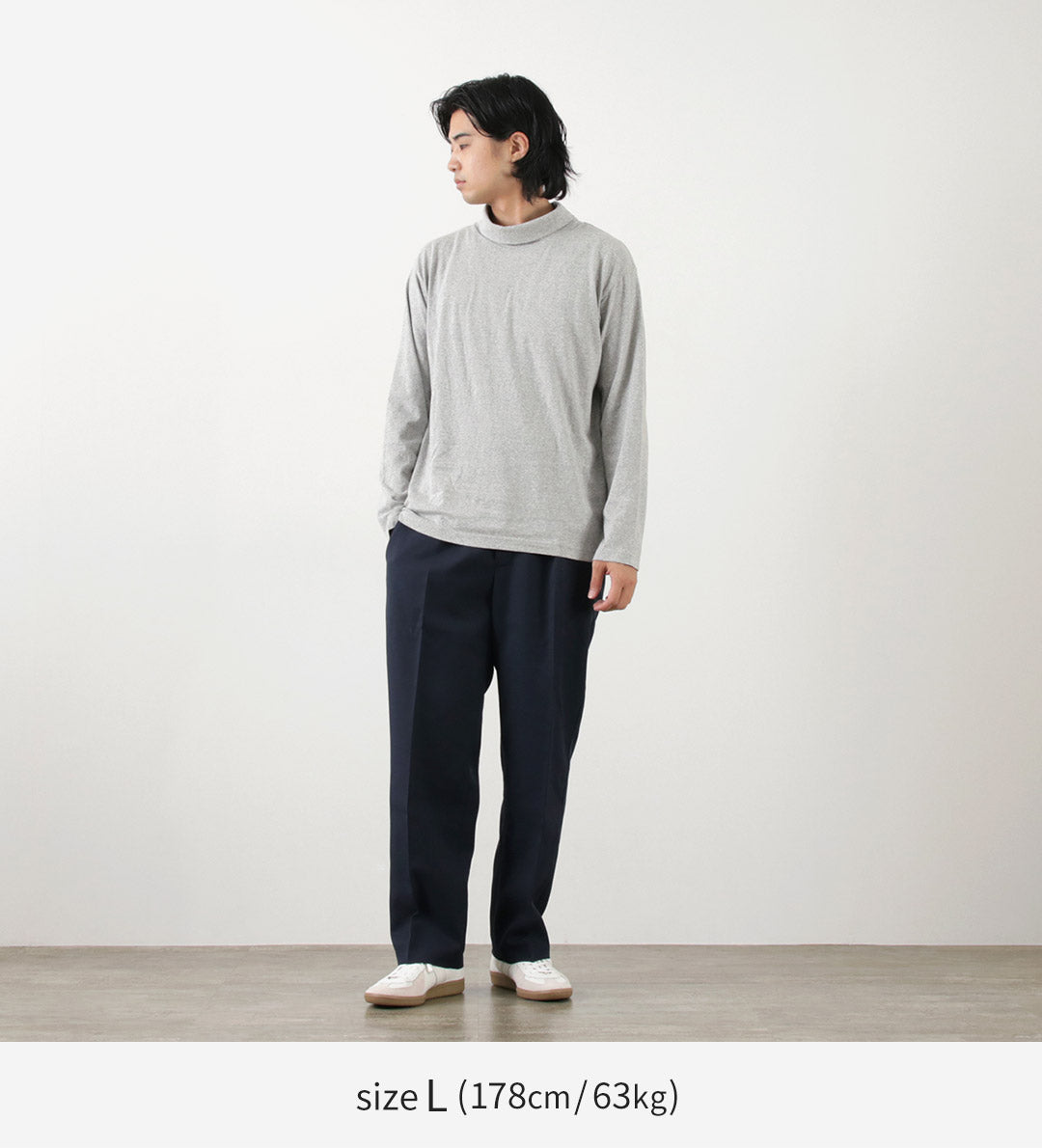 GOOD ON / Long Sleeve Turtle Neck T-Shirt