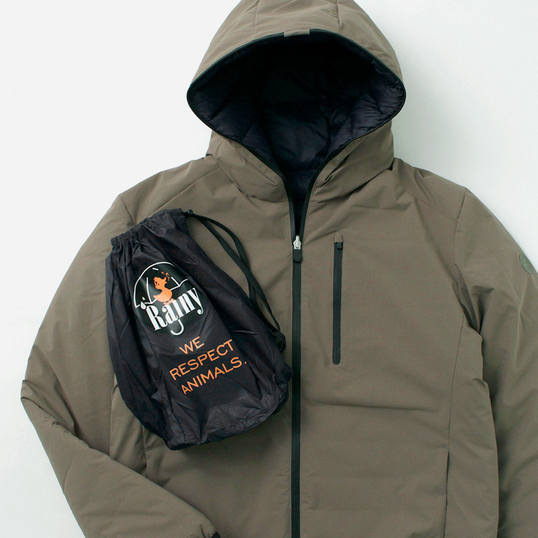SAVE THE DUCK / Veste à capuche réversible en duvet synthétique Ezra