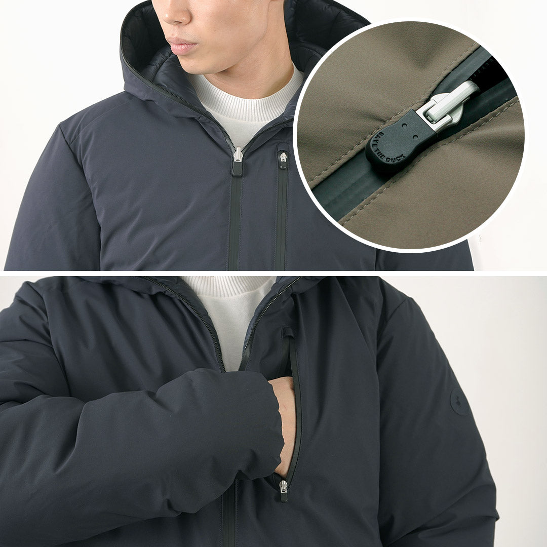 SAVE THE DUCK / Veste à capuche réversible en duvet synthétique Ezra