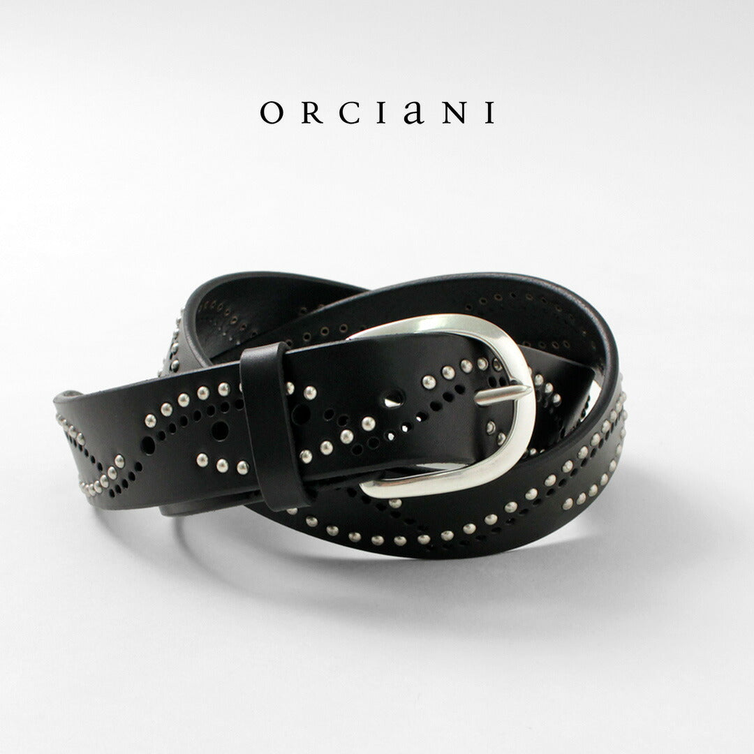 ORCIANI / Bull Soft leather with micro studs