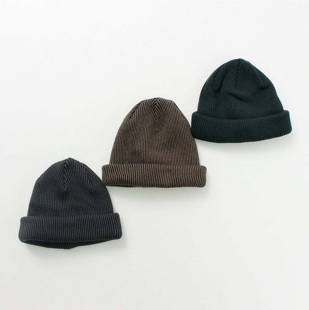 ROTOTO / Super Soft 2-way Stripe Beanie