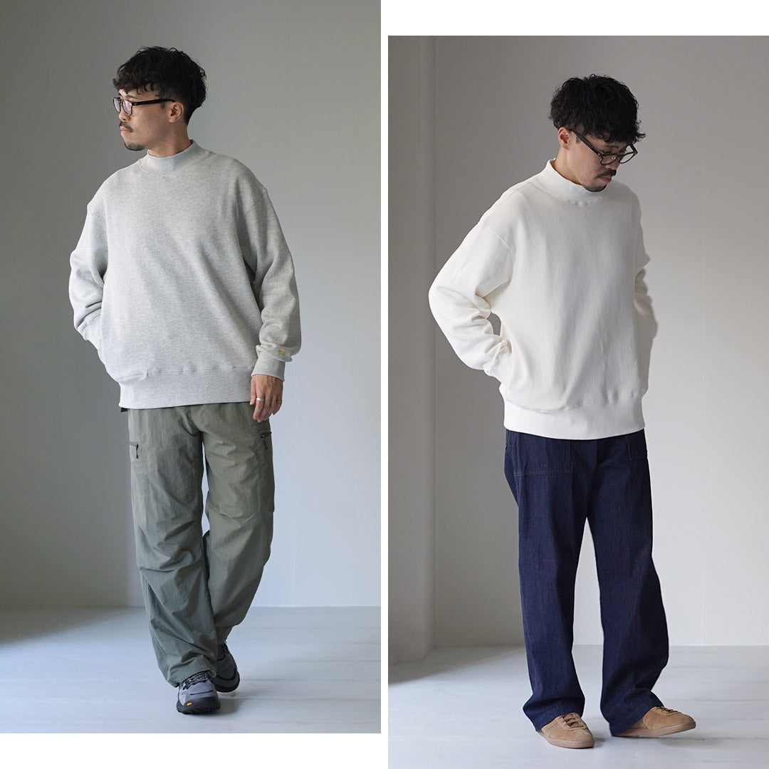 GOHEMP / Sudadera con cuello simulado