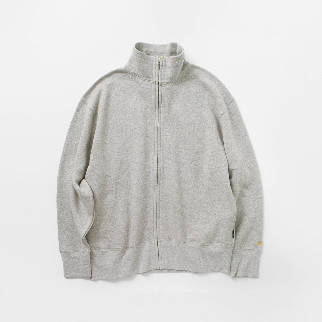 GOHEMP / Sudadera con cremallera elevada