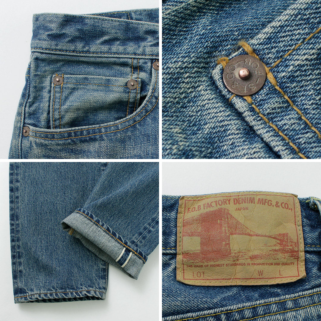 FOB FACTORY / F160 Selvedge 66 Denim 5-Pocket Jeans