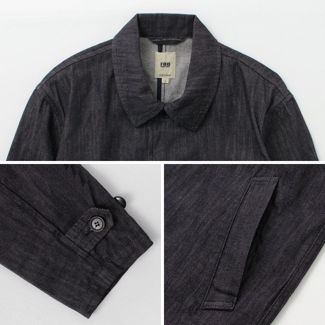FOB FACTORY / F2437 Abrigo Vasco Denim
