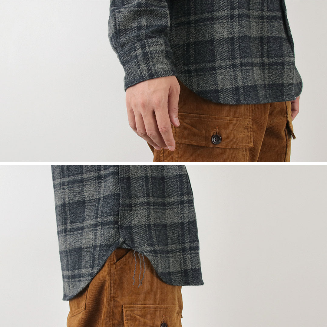 FOB FACTORY / F3497 Chemise de travail à carreaux en flanelle