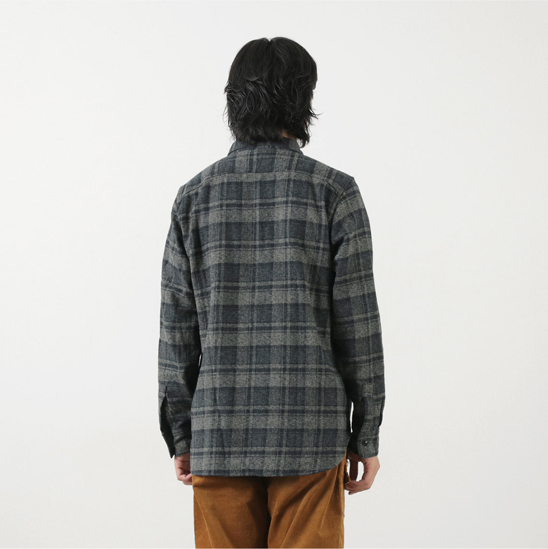 FOB FACTORY / F3497 Chemise de travail à carreaux en flanelle