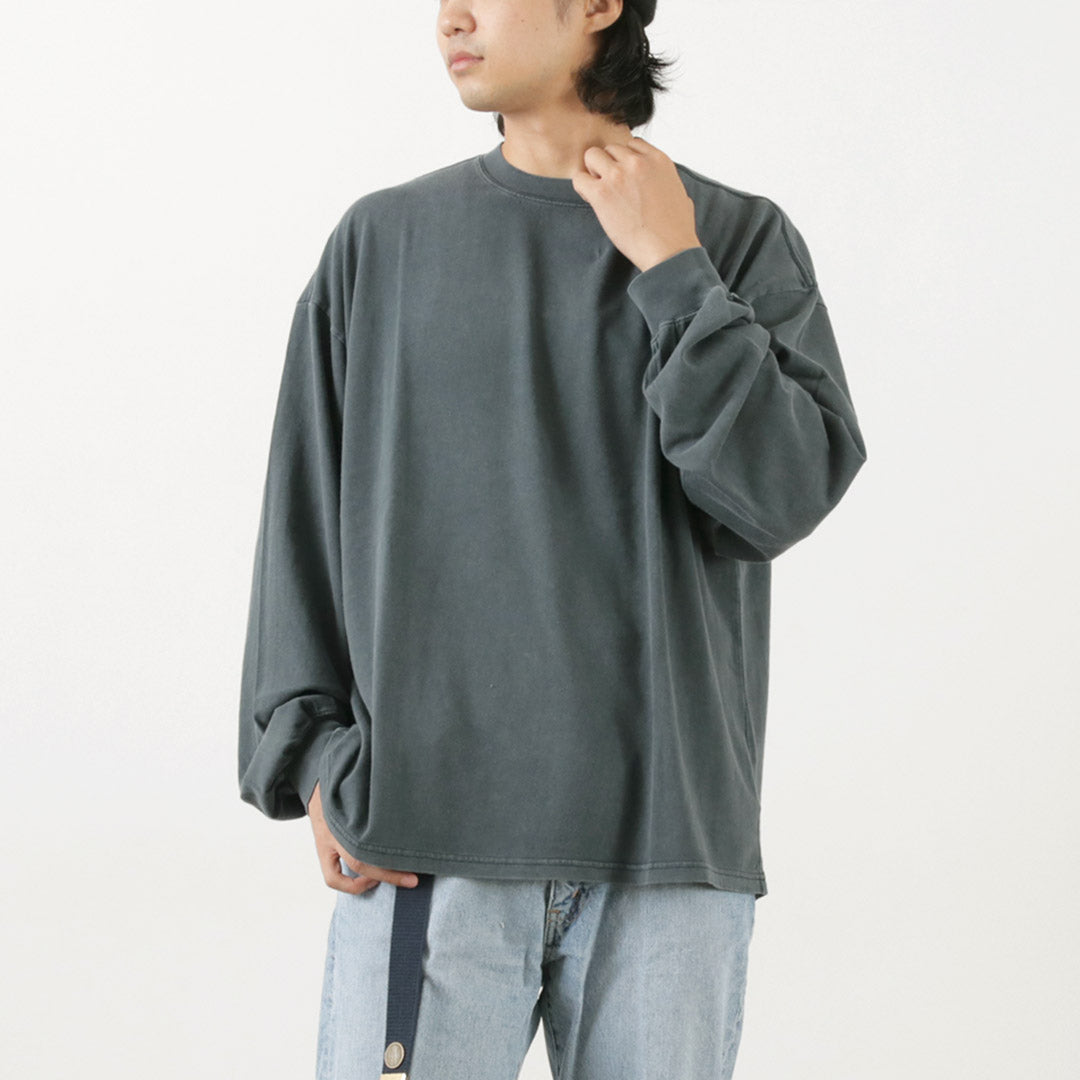 REMI RELIEF / HARD 特殊加工 20 平纹针织长袖 T 恤(纯色)