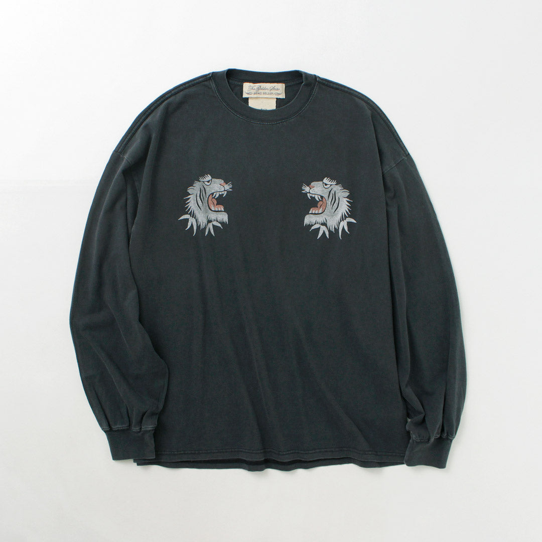 REMI RELIEF / HARD Special Processed 20 Jersey Long Sleeve T-Shirt (Tiger Pattern)